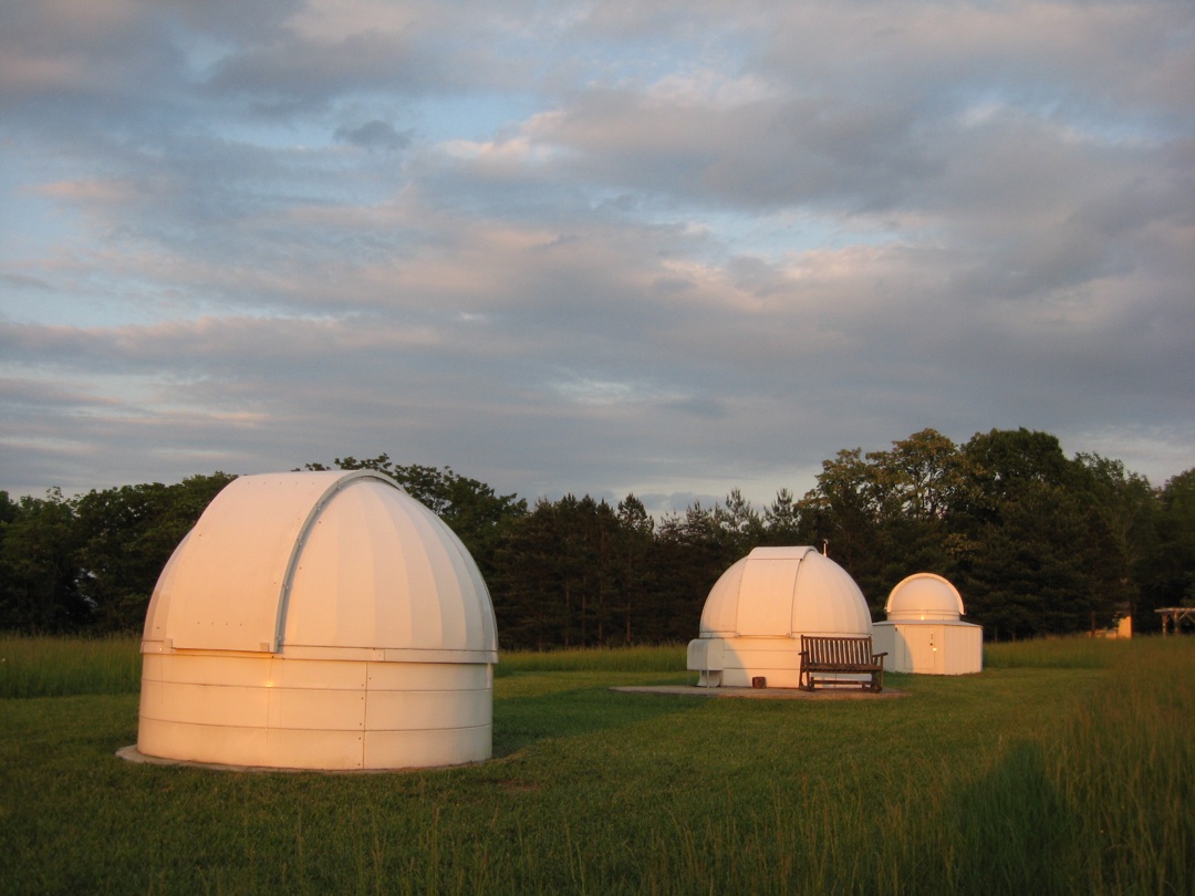 Three domes of
                            Starlight Farm Observaotyr